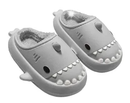 kapcie-rekiny-dzieciece-ocieplane-laczki-cieple-shark-27-28-szare