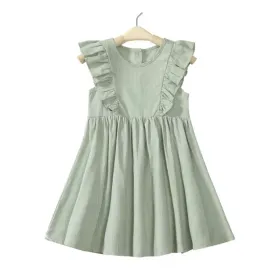 sliczna-sukienka-dziecieca-wizytowa-falbany-urocza-dziewczeca-green-116-122