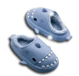 kapcie-rekiny-dzieciece-ocieplane-laczki-cieple-shark-26-27-niebieskie