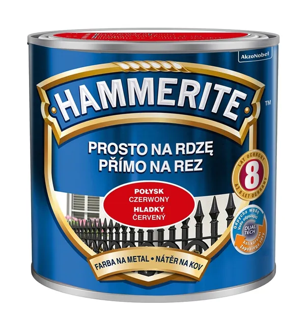 hammerite-czerwony-polysk-07l-stan-nowy