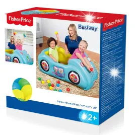 dmuchany-samochod-auto-wyscigowe-z-pilkami-dla-dzieci-fisher-price-bestway