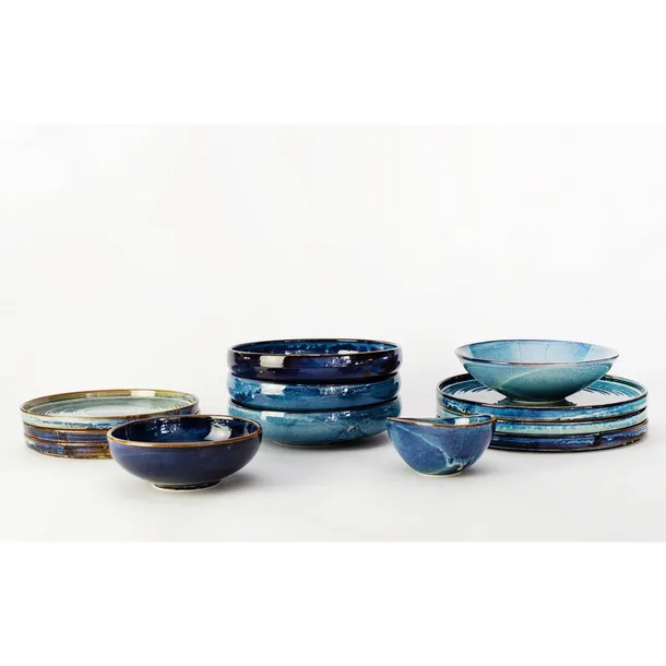 verlo-deep-blue-talerz-plaski-30-cm