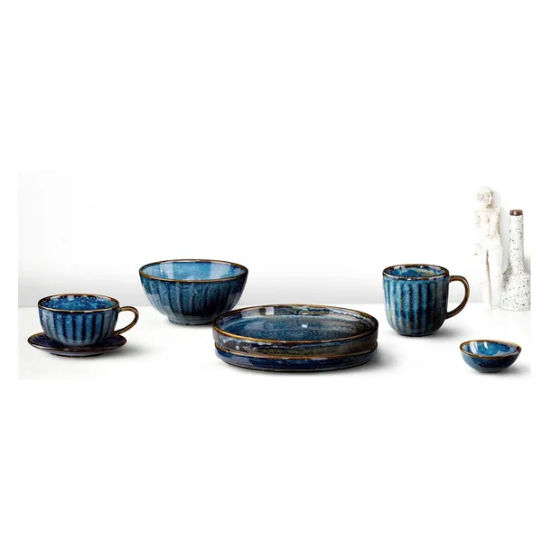 verlo-deep-blue-talerz-plaski-30-cm
