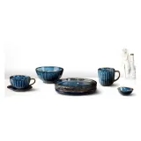 verlo-deep-blue-talerz-plaski-30-cm