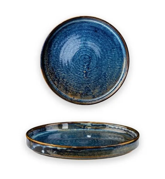 verlo-deep-blue-talerz-plaski-30-cm