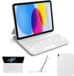 klawiatura-do-ipad-10-gen-109-magnetyczna-biala-hou-fy-10-azerty