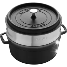 staub-la-cocotte-garnek-zeliwny-okragly-z-wkladem-3-8-ltr-czarny