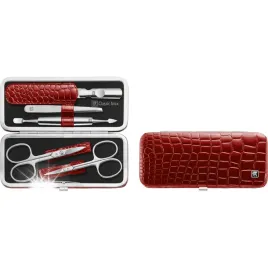 zwilling-classic-inox-zestaw-do-manicure-czerwone-etui-5-elementow