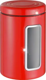 wesco-pojemnik-czerwony-z-okienkiem-classic-line-2l-stalowy-niemiecki