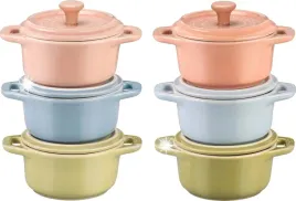 staub-gift-giving-6x-mini-cocotte-okragly-10-cm-wielokolorowe
