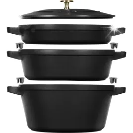 staub-zestaw-3-naczyn-pokrywka-24-cm-czarny