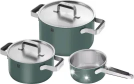 zwilling-pure-zestaw-3-garnkow-stay-cool-silicone-zielone