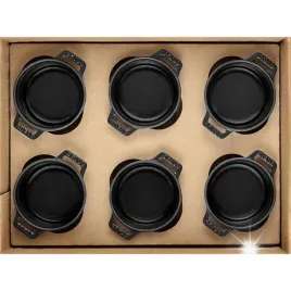 staub-la-cocotte-zestaw-6-mini-cocotte-10-cm-czarny