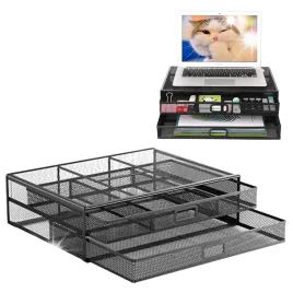 podstawka-metalowa-pod-laptop-monitor-biurkowa-2-szuflady