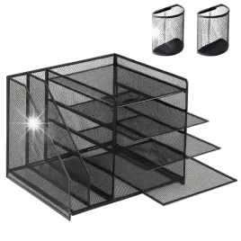 organizer-na-dokumenty-a4-metalowy-przybornik-na-biurko-z-szuflada