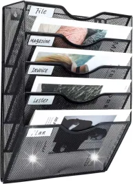 organizer-na-dokumenty-wiszacy-nascienny-a4-metalowy-polki-pojemnik-sciane