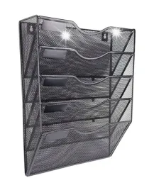 organizer-na-dokumenty-wiszacy-nascienny-a4-metalowy-polki-pojemnik-sciane