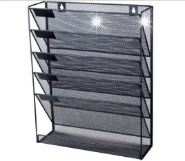 organizer-na-dokumenty-wiszacy-nascienny-a4-metalowy-polki-pojemnik-sciane