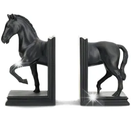 podporka-do-ksiazek-kon-bookend-figurka-podporki-czarne-do-salonu-domu
