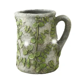donica-dzbanek-betonowa-liscie-szara-wys-18cm