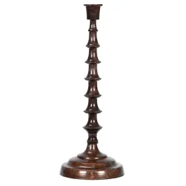 swiecznik-kandelabr-styl-loft-rdzawy-brazowy-wys-30cm