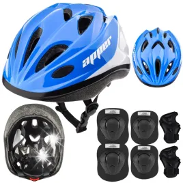 kask-rowerowy-dzieciecy-z-regulacja-48-52-cm-zestaw-ochraniaczy-s