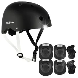 kask-rowerowy-regulowany-na-hulajnoge-dla-dziecka-55-58-cm-ochraniacze-m