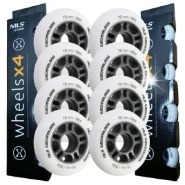 komplet-kolek-skatingowych-do-rolek-kauczukowe-8-szt-biale-matowe-76-mm