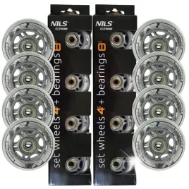 komplet-kolka-do-lyzworolek-70-mm-8-szt-lozyska-abec-7-przezroczyste
