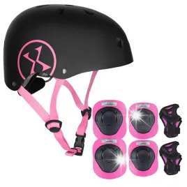 kask-rowerowy-dzieciecy-z-regulacja-ochraniacze-komplet-na-deskorolke-m