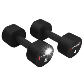 hms-hantle-hantelki-ciezarki-poliuretanowe-do-cwiczen-treningu-2x4-kg
