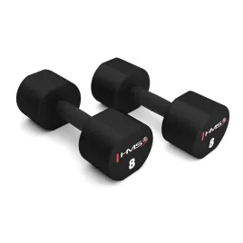hms-hantle-hantelki-ciezarki-poliuretanowe-do-cwiczen-treningu-2x8-kg