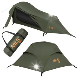 namiot-kempingowy-turystyczny-na-biwak-ultralight-zielony-moskitiera-nils