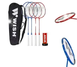 zestaw-4-rakiet-do-gry-w-badmintona-lotki-nylonowe-siatka-slupki-wish