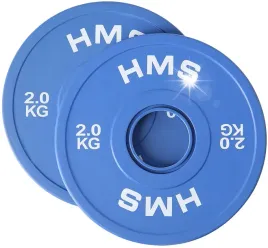 talerze-obciazenia-na-gryf-olimpijski-sztange-gumowane-zestaw-2x2-kg-hms