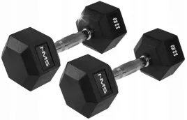 hantle-hex-pro-gumowane-do-cwiczen-treningu-silowego-hms-zestaw-2x12-kg