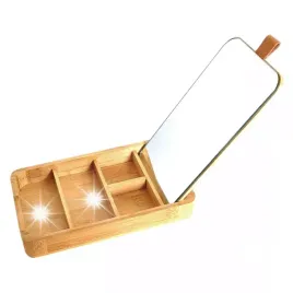 organizer-na-kosmetyki-bizuterie-lusterko-szuflady-bambus-kinghoff-kh-1695