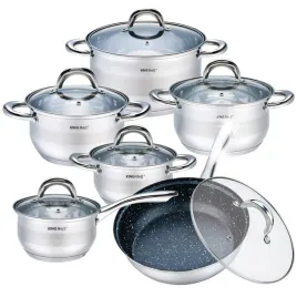 garnki-stalowe-kinghoff-silver-12-ele-kh-1098