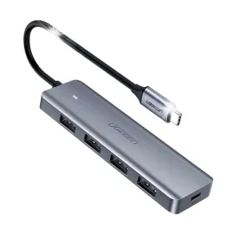 hub-rozdzielacz-usb-c-4x-usb-3-2-z-portem-zasilania-usb-c-szary