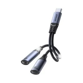 2w1-adapter-przejsciowka-ladowarka-sluchawki-usb-c-do-2x-usb-c-czarny