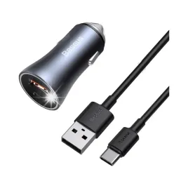 szybka-ladowarka-samochodowa-2x-usb-40w-qc-scp-fcp-afc-kabel-usb-c-szary