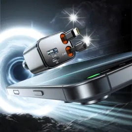 ladowarka-samochodowa-4w1-z-kablami-zwijanymi-usb-a-usb-c-30w-ciemnoszara