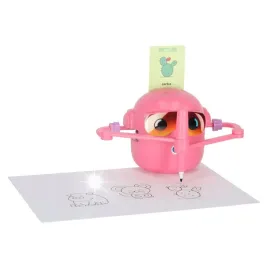 zabawka-interaktywna-edukacyjna-robot-nauka-rysowania-fiszki-mazaki-rozowy