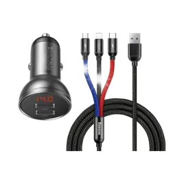ladowarka-samochodowa-2x-usb-4-8a-24w-z-wyswietlaczem-lcd-kabel-3w1-1-2m