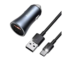 szybka-ladowarka-samochodowa-40w-pd-qc-usb-c-usb-kabel-usb-c-szary