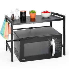 polka-kuchenna-nad-mikrofalowke-organizer-regulowany-metalowy-6-wieszakow