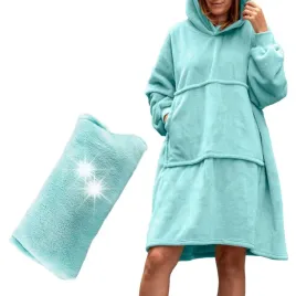 bluzair-bluza-koc-hoodie-oversize-polska-mietowy