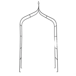 pergola-ogrodowa-luaro-metalowa-luk-z-grotami-na-roze-kwiaty-pnacza-265-cm