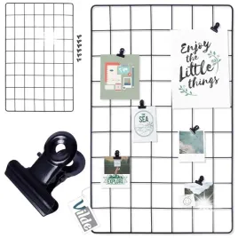 kratka-na-zdjecia-organizer-na-sciane-memo-board-metalowa-czarna-loft