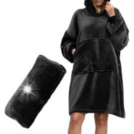 bluzair-bluza-koc-z-kapturem-xxl-ciepla-czarny-4w1